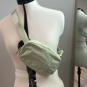 Kohlrabi Green Logo Lululemon Belt Bag